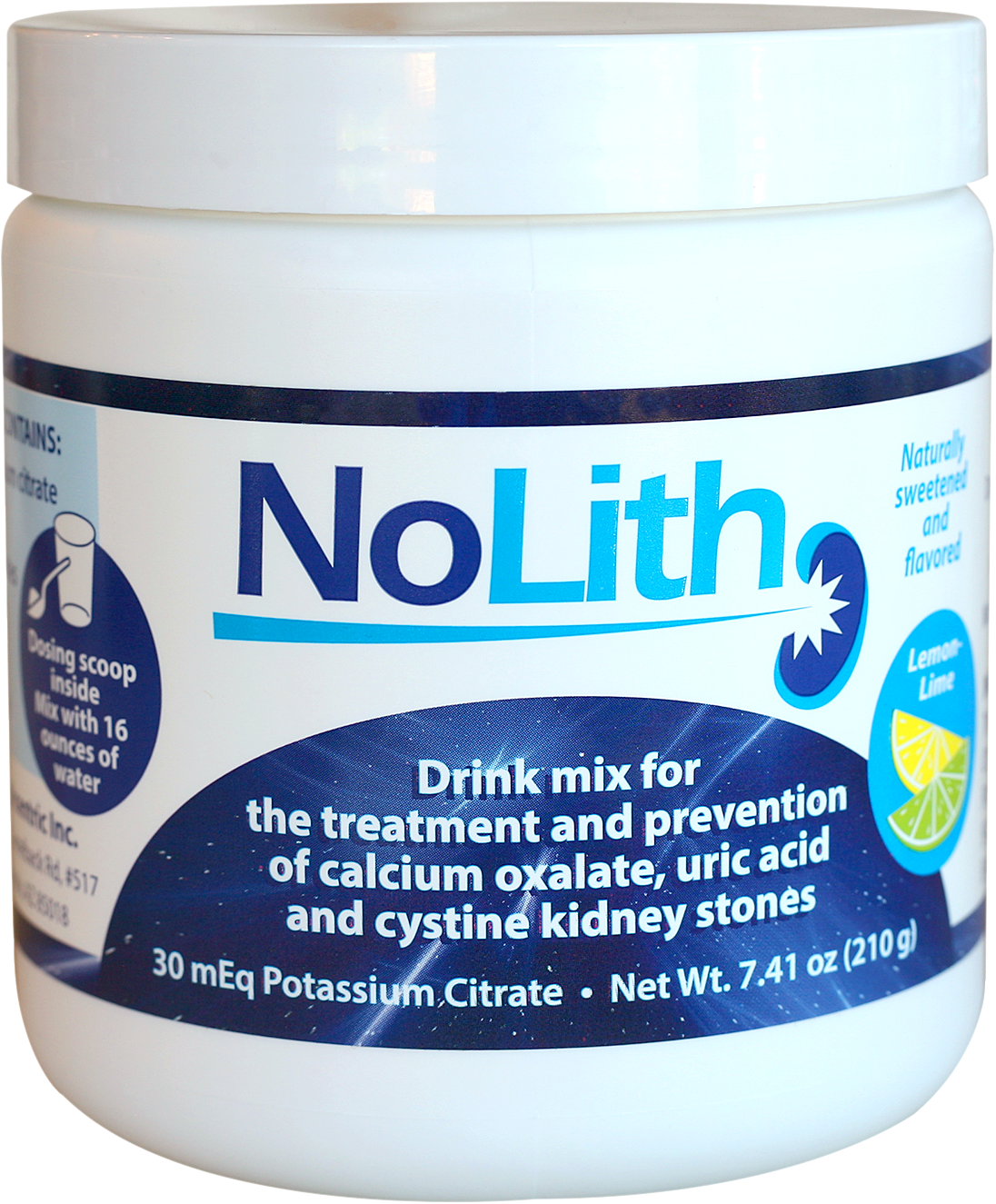 NoLIth Lemon-Lime Kidney Stone Drink Mix